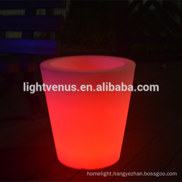 solar small Decoration LED flower pot for wholesale,for livingroom